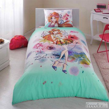 Постельное белье ТАС Disney - Winx Bloom watercolor
