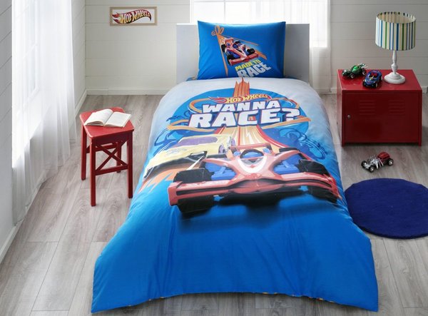 Детское/подростковое постельное белье ТАС Disney - Hot wheels race