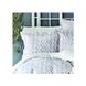 Постельное белье Karaca Home ранфорс - Amanda gri 2020-2 серый евро (ПВХ)