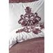 Набор постельное белье с покрывалом Karaca Home - Diana bordo бордовый евро