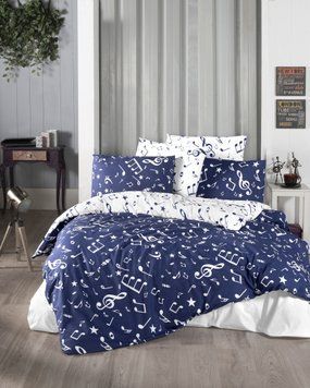 Постельное белье для подростков First Choice полуторное - major dark blue
