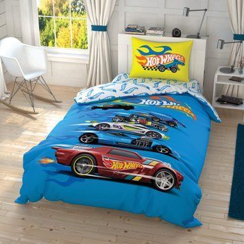 Детское/подростковое постельное белье ТАС Disney - Hot wheels speed