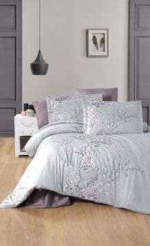 Постельное белье First Choice сатин люкс полуторный - wisteria lilac