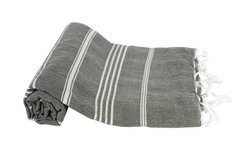 Пляжное полотенце Cross Peshtemal 97*176 - серый 30/37