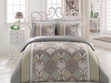 Постельное белье Cotton Box сатин евро - Afitap Olive
