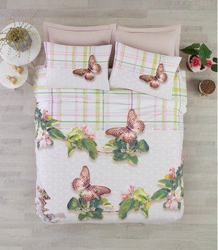 Постельное белье Floral Seri 3D - Brenda Yesil