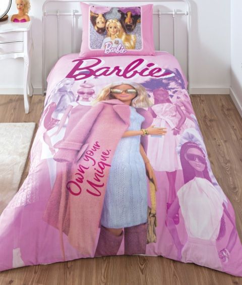 Детское/подростковое постельное белье ТАС Disney - Barbie Pink Power