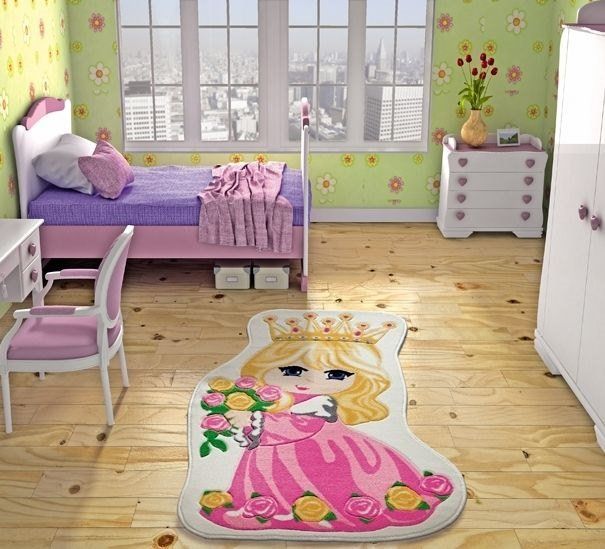 Коврик детский 100*160 Confetti - Princess fucsia
