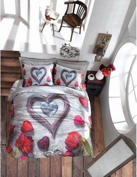 Постельное белье Floral Seri 3D - Bella Gri