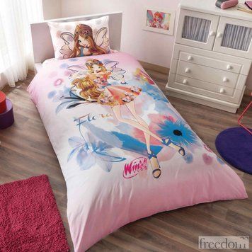 Постельное белье ТАС Disney - Winx Flora watercolor