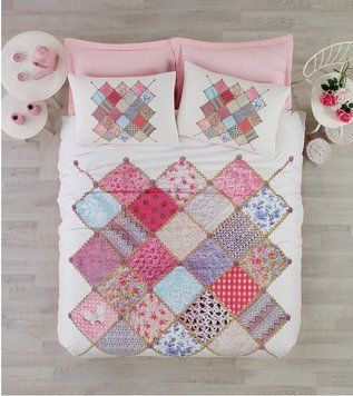 Постельное белье Floral Seri 3D - Natali pembe