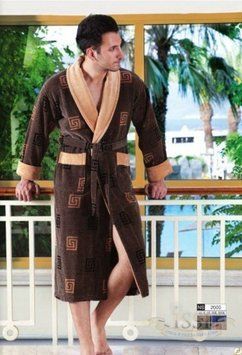 Халат бамбуковый Nusa 2010 коричневый
