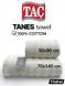 Полотенце Tac Tanes micro cotton крем 50*90