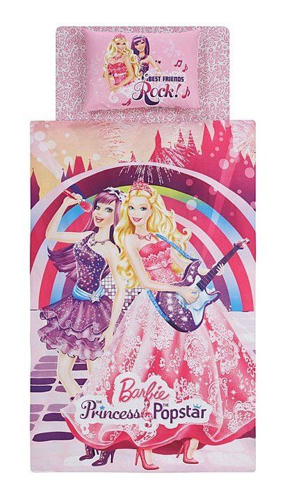 Постельное белье ТАС Disney - Barbie Princess Popstar