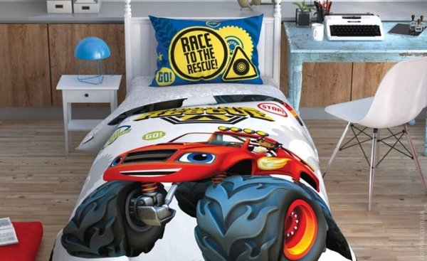 Детское/подростковое постельное белье ТАС Disney - Blaze Road Rescue