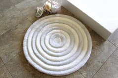 Коврик в ванную комнату Chilai Home 90*90 см - Round beyaz