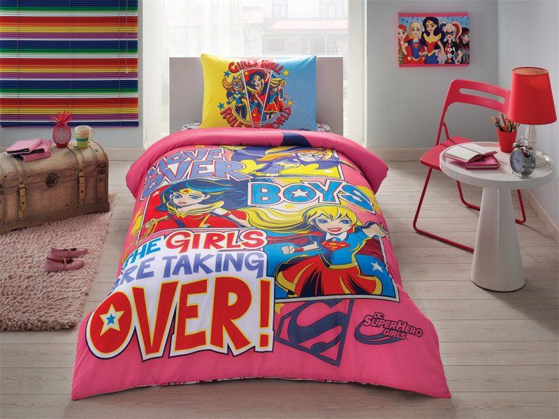 Детское/подростковое постельное белье ТАС Disney - Super Nero Girls