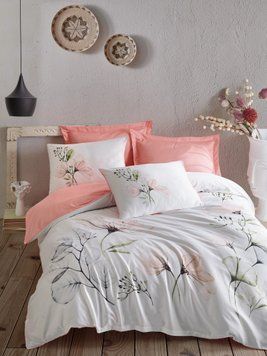 Постельное белье Cotton Box&trade; ранфорс евро - Loving pembe