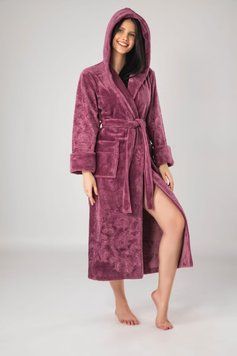 Халат женский бамбуковый махровый Nusa 8655 murdum