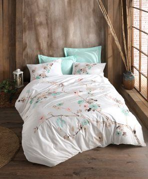 Постельное белье Cotton Box&trade; ранфорс евро - tender mint