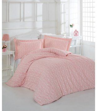Постельное белье Altinbasak сатин евро - Pretty Pembe