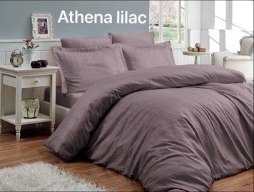 Постельное белье First Choice полуторный жаккард - athena leylak (lilac)