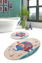 Набор ковриков в ванную комнату Chilai Home 60*100+50*60 см - ETNIC