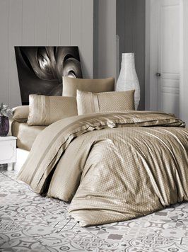 Постельное белье First Choice сатин де люкс - Square style Badem