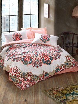Постельное белье Cotton Box&trade; Orient ранфорс евро - Harsa Pudra