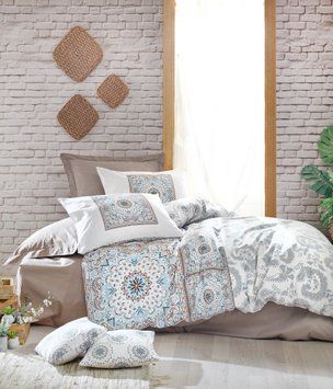 Постельное белье ранфорс Cotton Box Bohem евро - Bianna