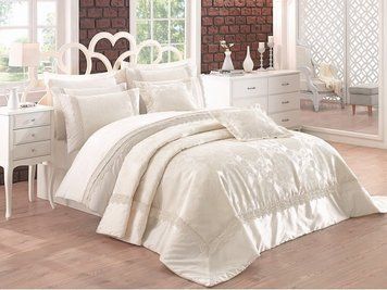 Покрывало Delux жаккард Cotton Box 270*260 - Linetta