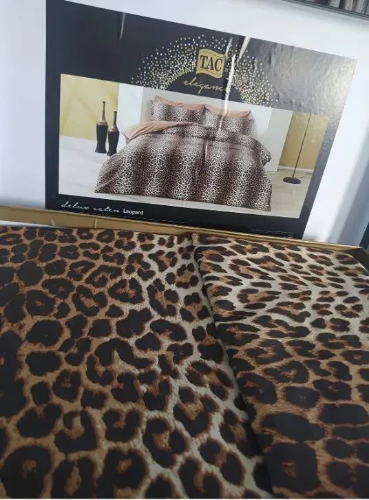 Постельное белье TAC сатин семейный - Leopard