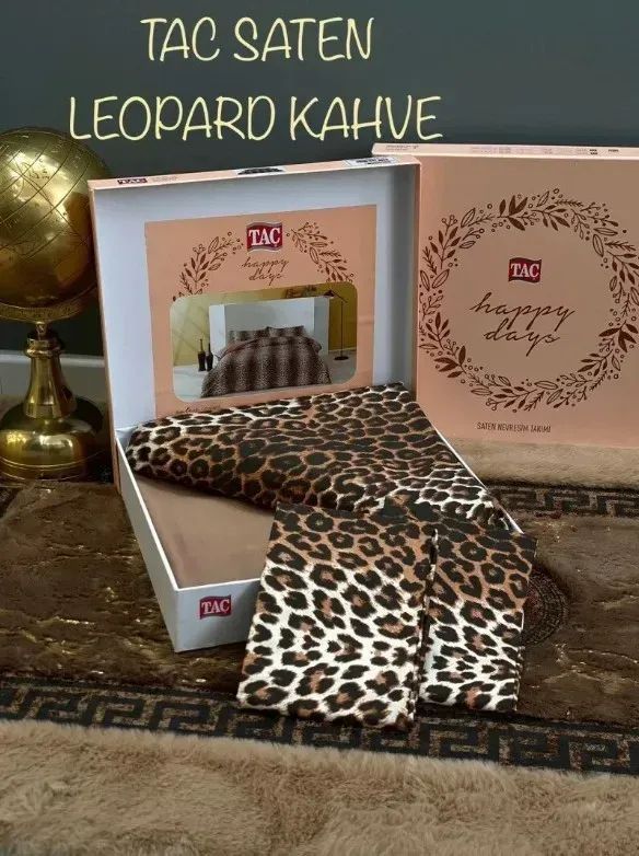 Постельное белье TAC сатин семейный - Leopard