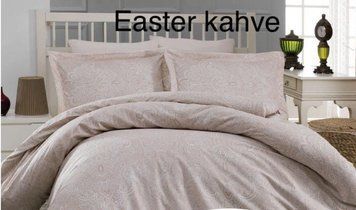 Постельное белье Altinbasak сатин евро - Easter Beige