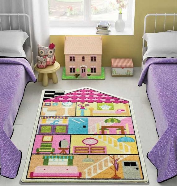 Коврик детский 100*160 Confetti - Play House розовый