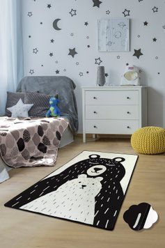 Коврик в детскую комнату Chilai Home Bears Beyaz 100*160