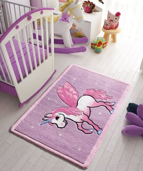 Коврик детский 100*150 Confetti - Pony лиловый