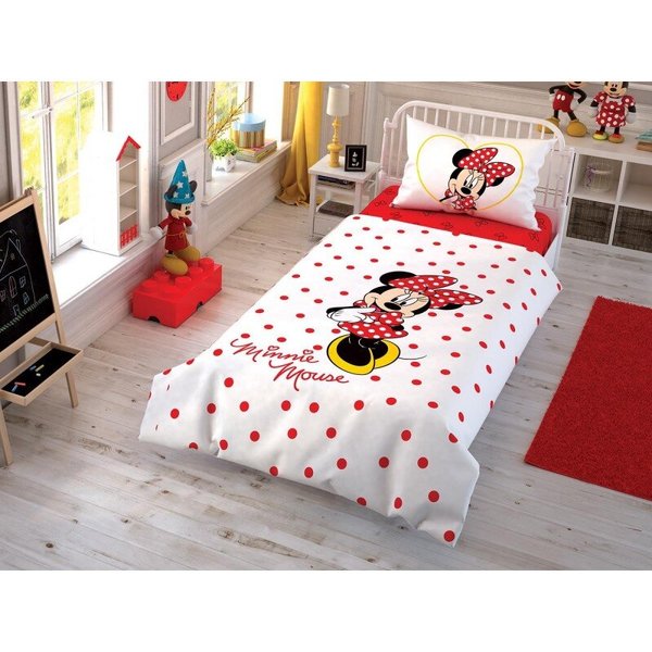 Детское/подростковое постельное белье ТАС Disney - Minnie Mouse Cek