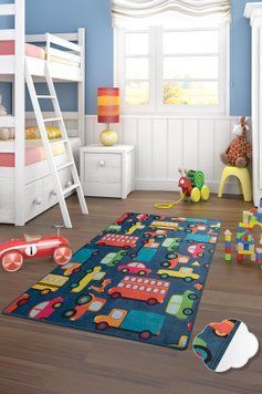 Коврик в детскую комнату Chilai Home Cars Mavi 100*160