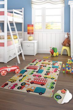 Коврик в детскую комнату Chilai Home Cars Ecru 100*160