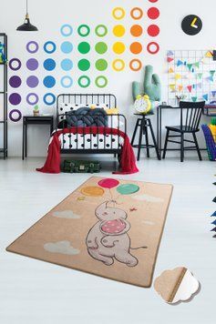 Коврик в детскую комнату Chilai Home 100*160 Balloons somon