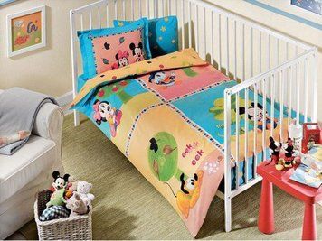 Постельное для новорожденных TAC Disney - Mickey Baby Garden