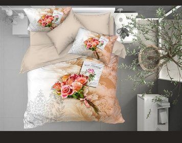 Постельное белье First Choice Vip сатин 3D - Nina