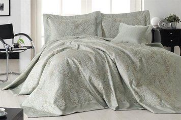Покрывало First Choice Tango 240*260 с наволочками 50*70 - Ravena yesil