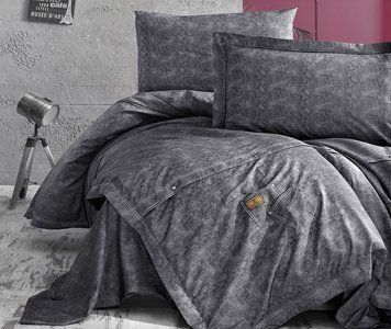 Постельное белье First Choice vip ранфорс - Jeans gri