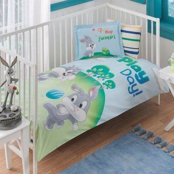 Постельное для новорожденных TAC Disney - Looney Tunes Sylvester and Bugs Bunny Baby