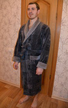 Халат бамбуковый Nusa 2010 серый