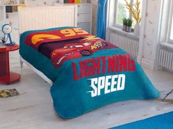 Плед Tac Disney 160*220 - Cars Lightning Speed