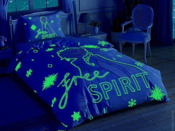 Детское/подростковое постельное белье ТАС Disney - Frozen 2 Free Spirit glow