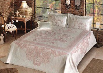 Покрывало First Choice Afrodit 240*260 с наволочками 50*70 - Evita pudra